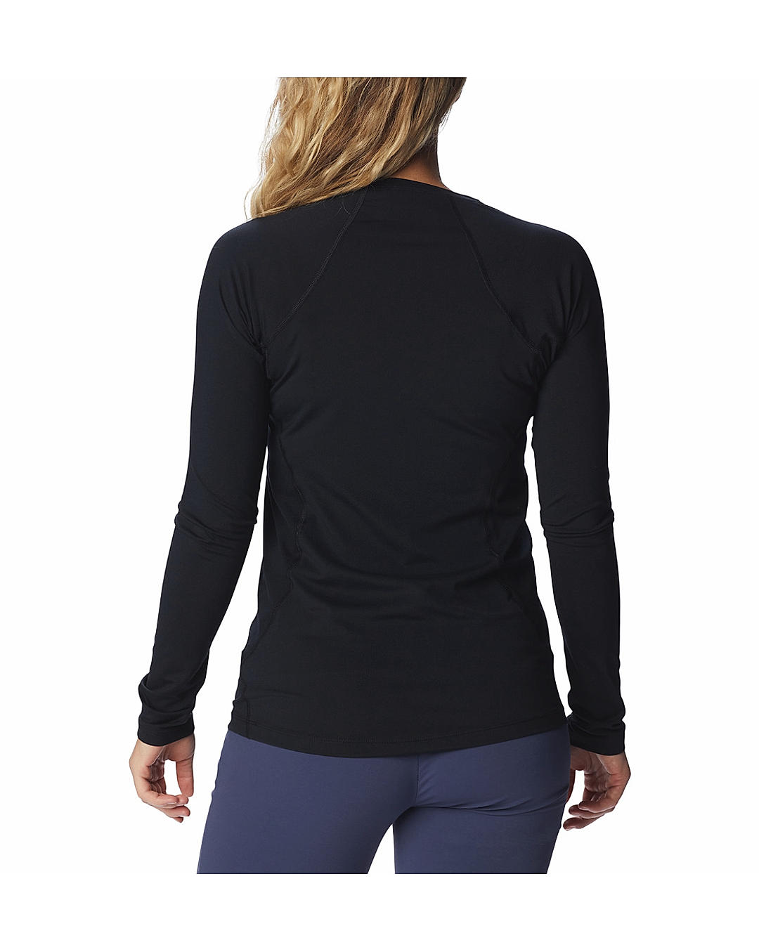 Columbia Women Black Midweight Stretch Long Sleeve Top Thermal Wear (Anti-odor Baselayer)