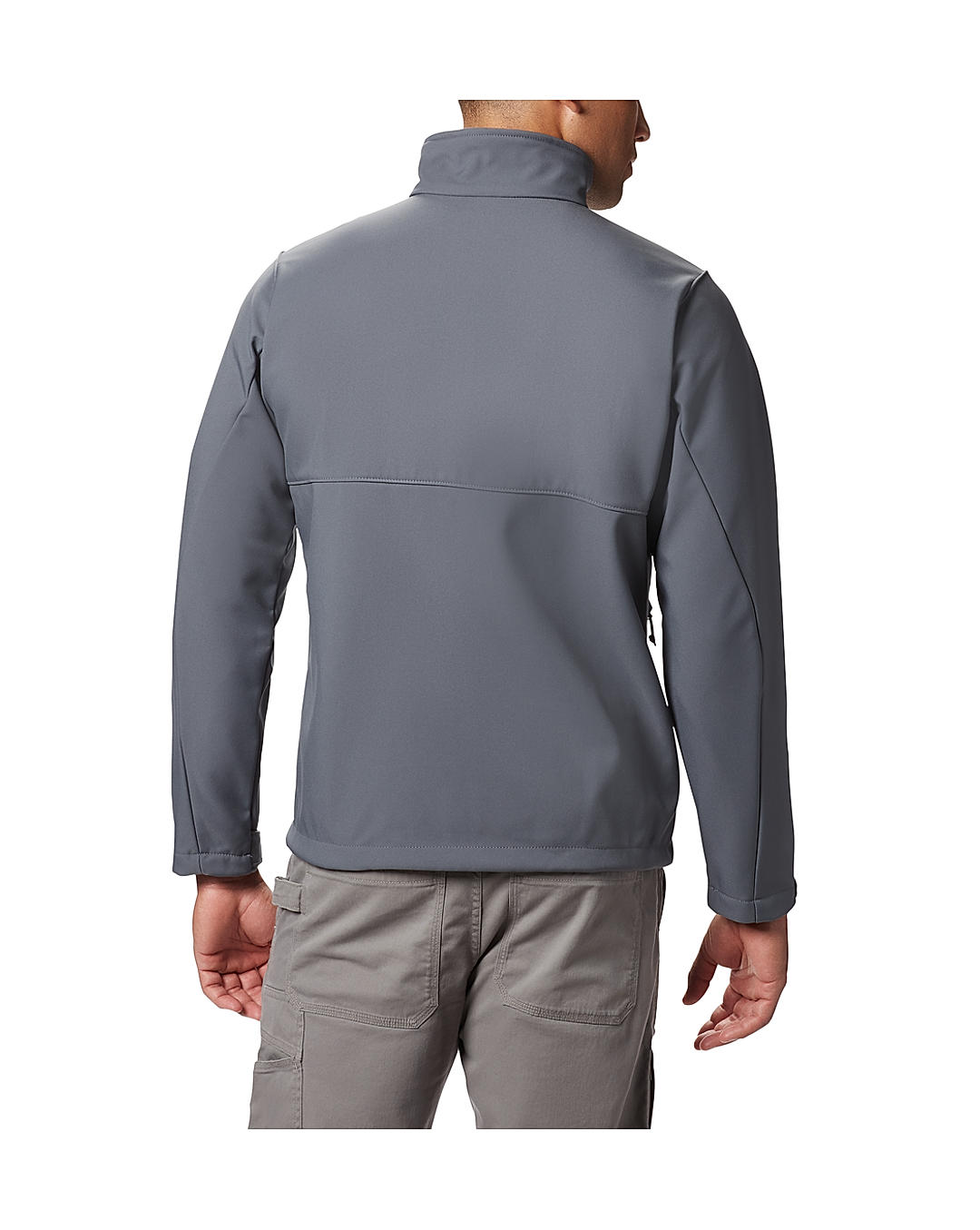 Grey softshell jacket on sale men's