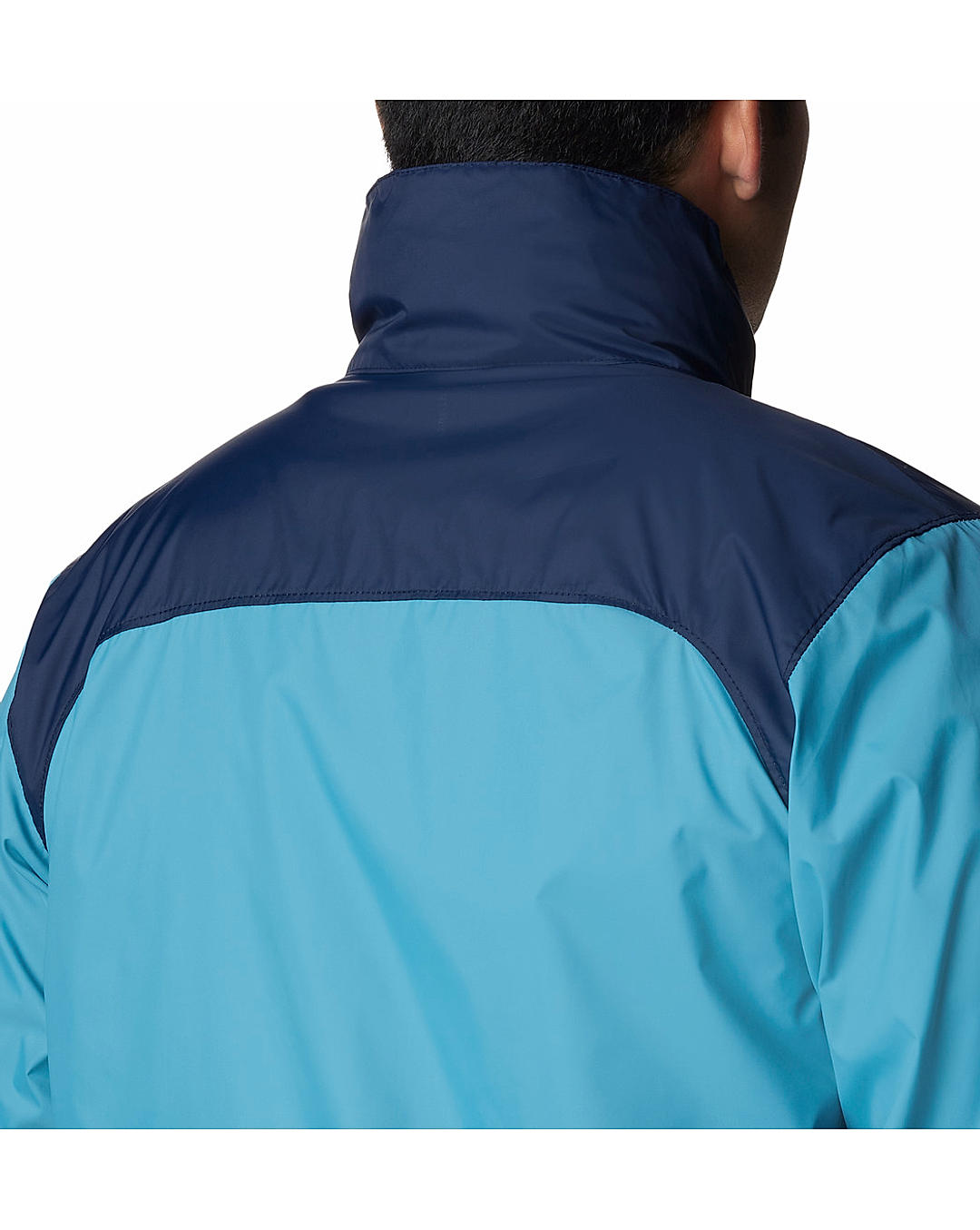 Light blue columbia rain on sale jacket