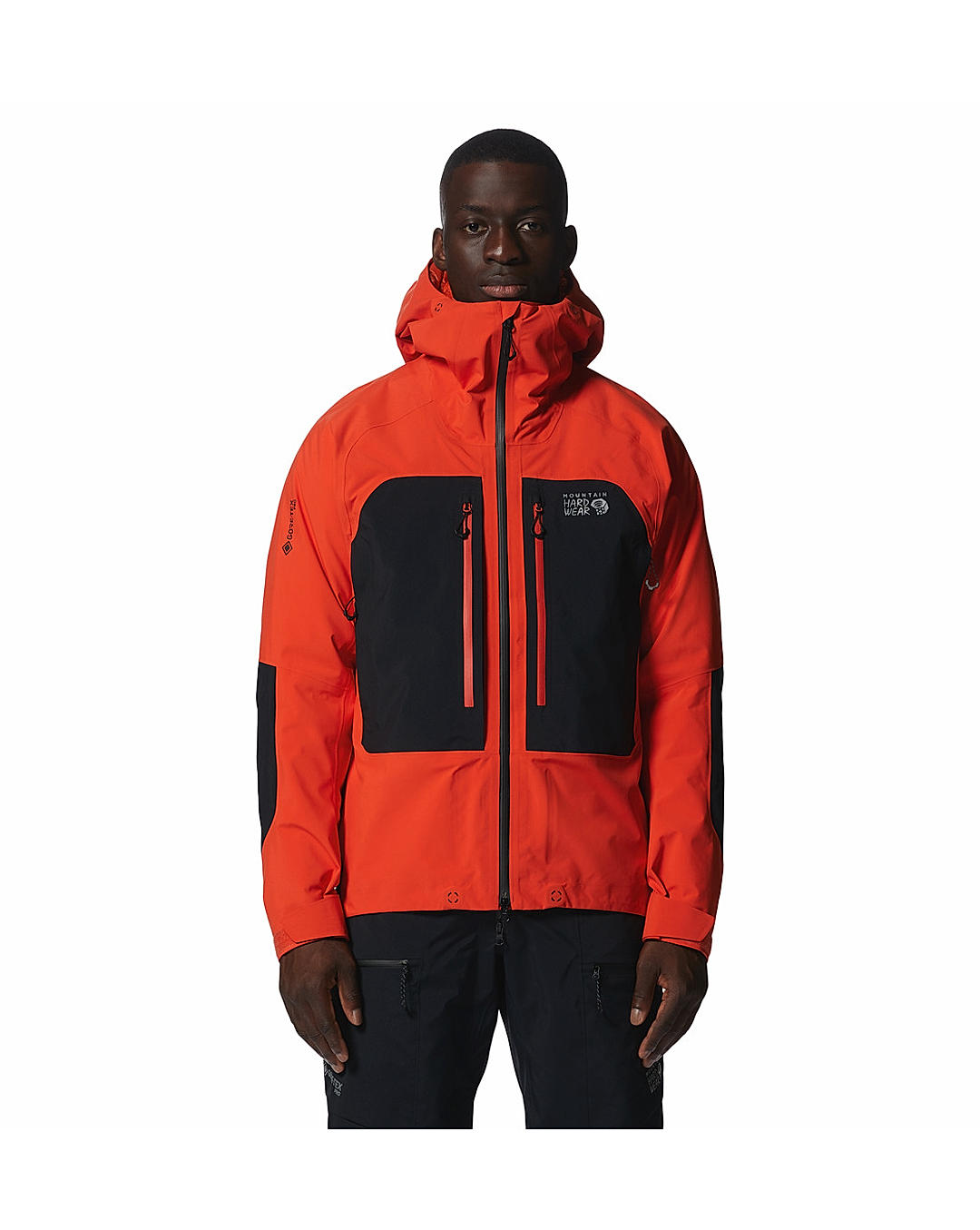 Mountain Hardwear Men Orange Routefinder GORE-TEX PRO Jacket