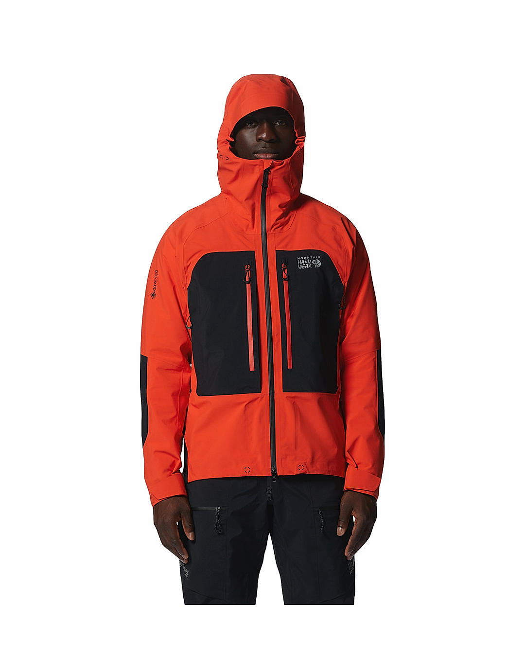 Mountain Hardwear Men Orange Routefinder GORE-TEX PRO Jacket