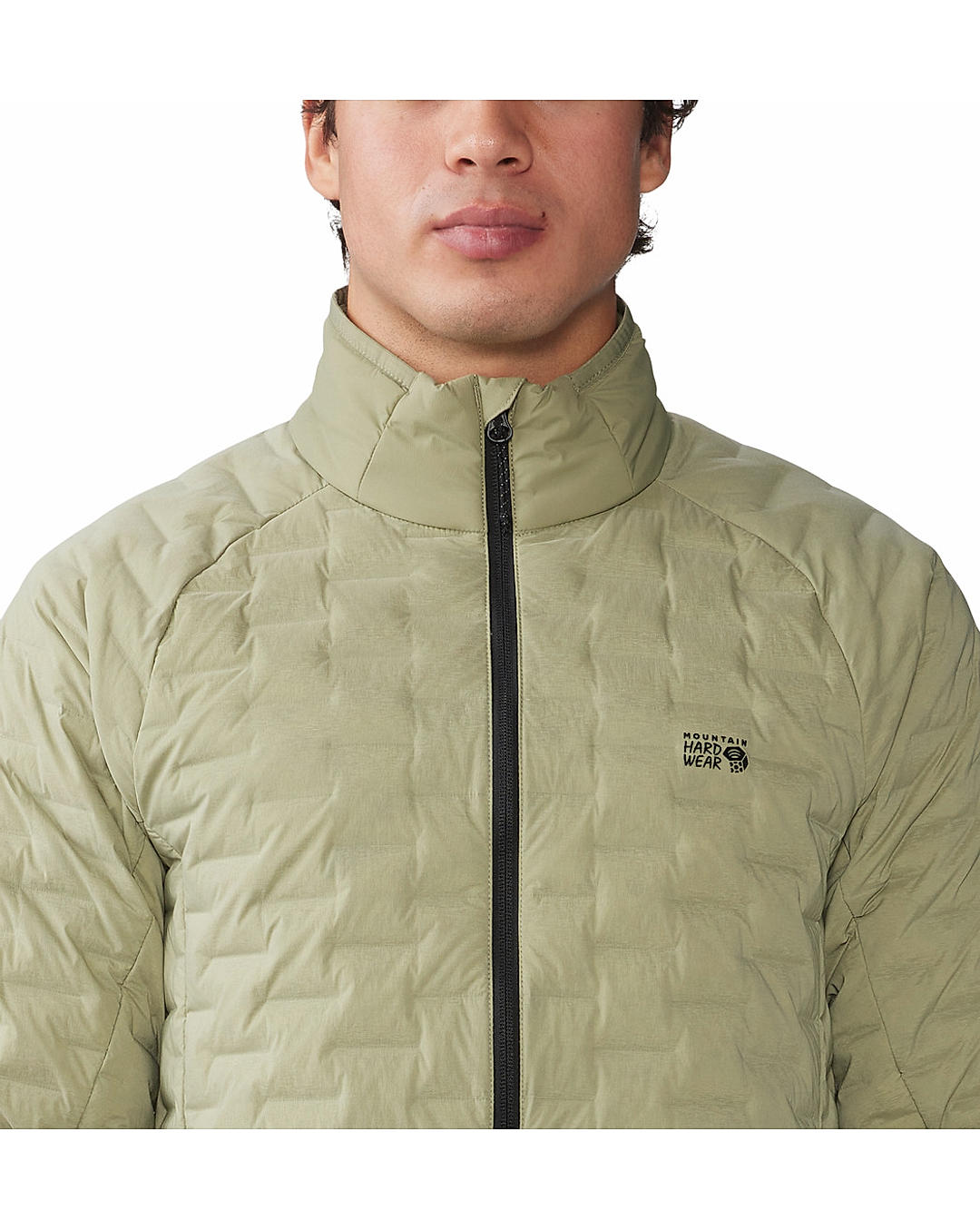 Mountain Hardwear Men Green Stretchdown Light Jacket
