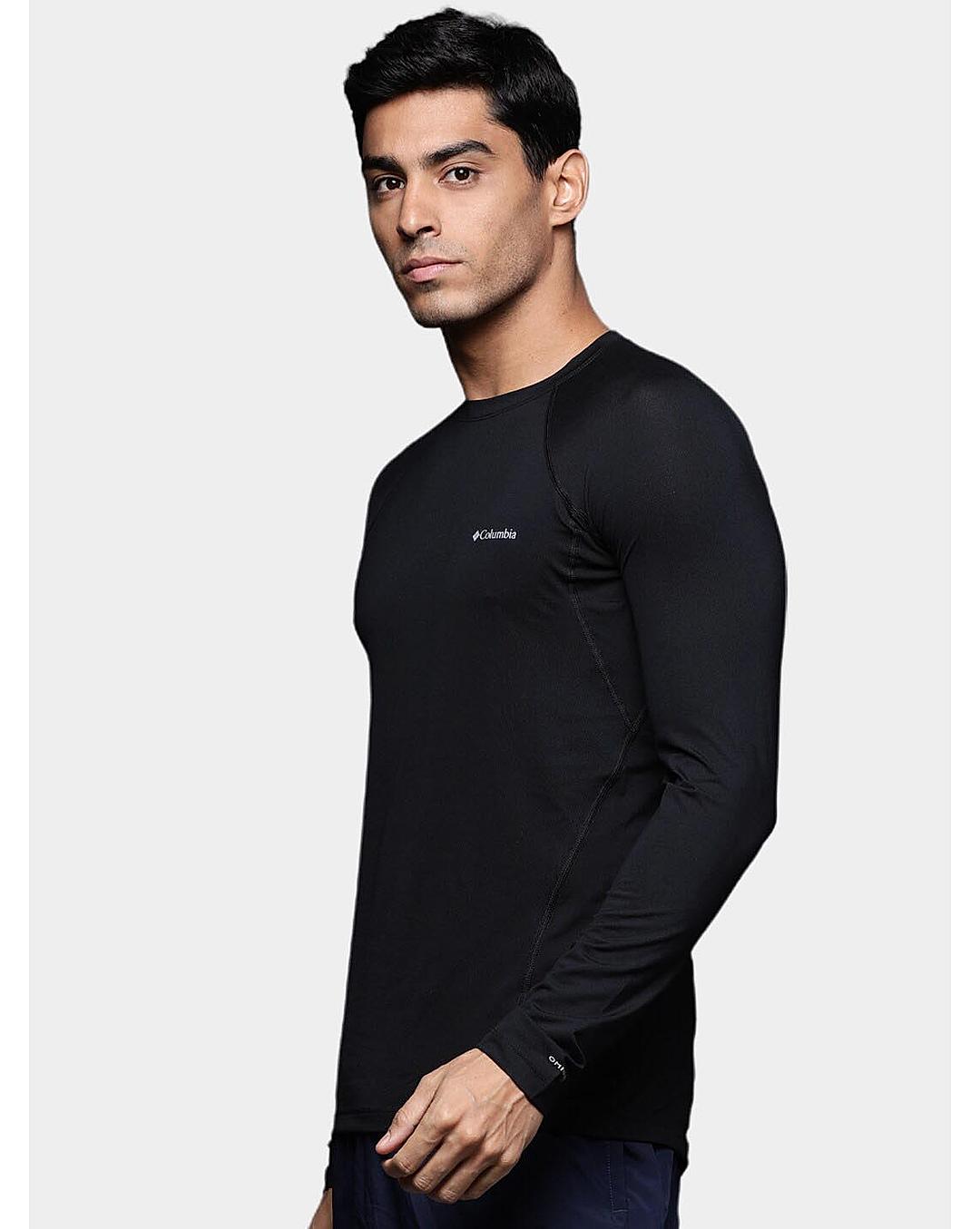 Buy Columbia Black Midweight Stretch Long Sleeve Top For Men Online at  Adventuras