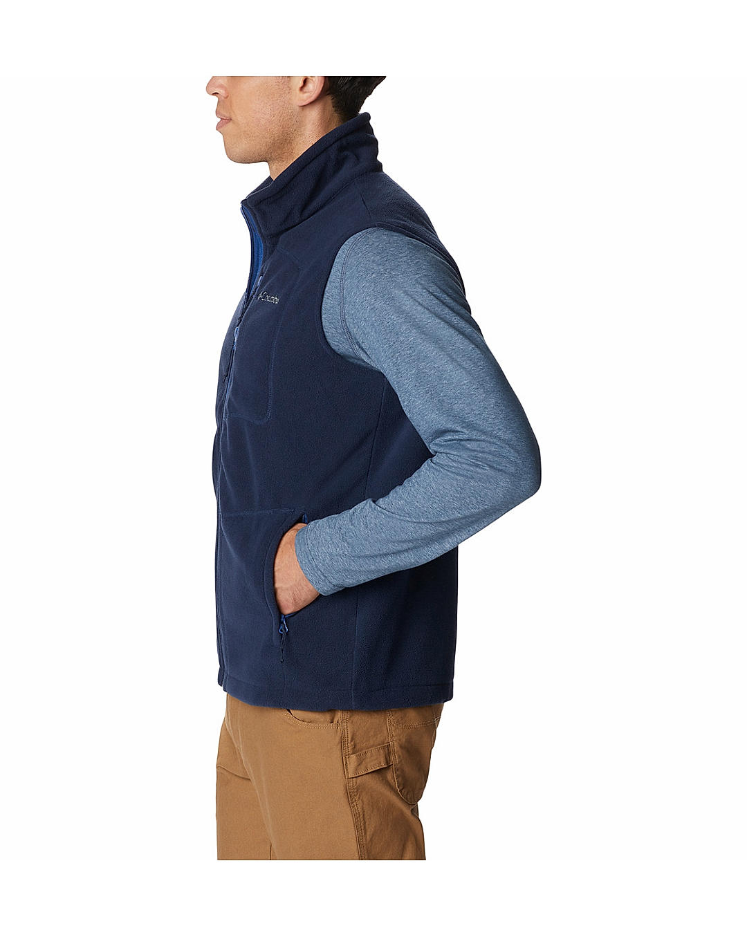 Men's columbia flattop ridge fleece vest online