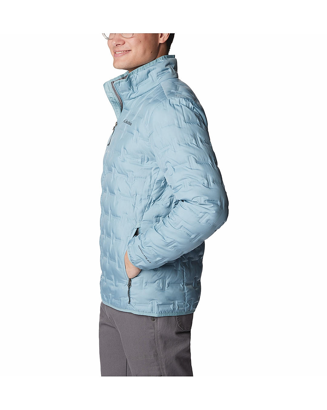 Columbia light blue on sale jacket