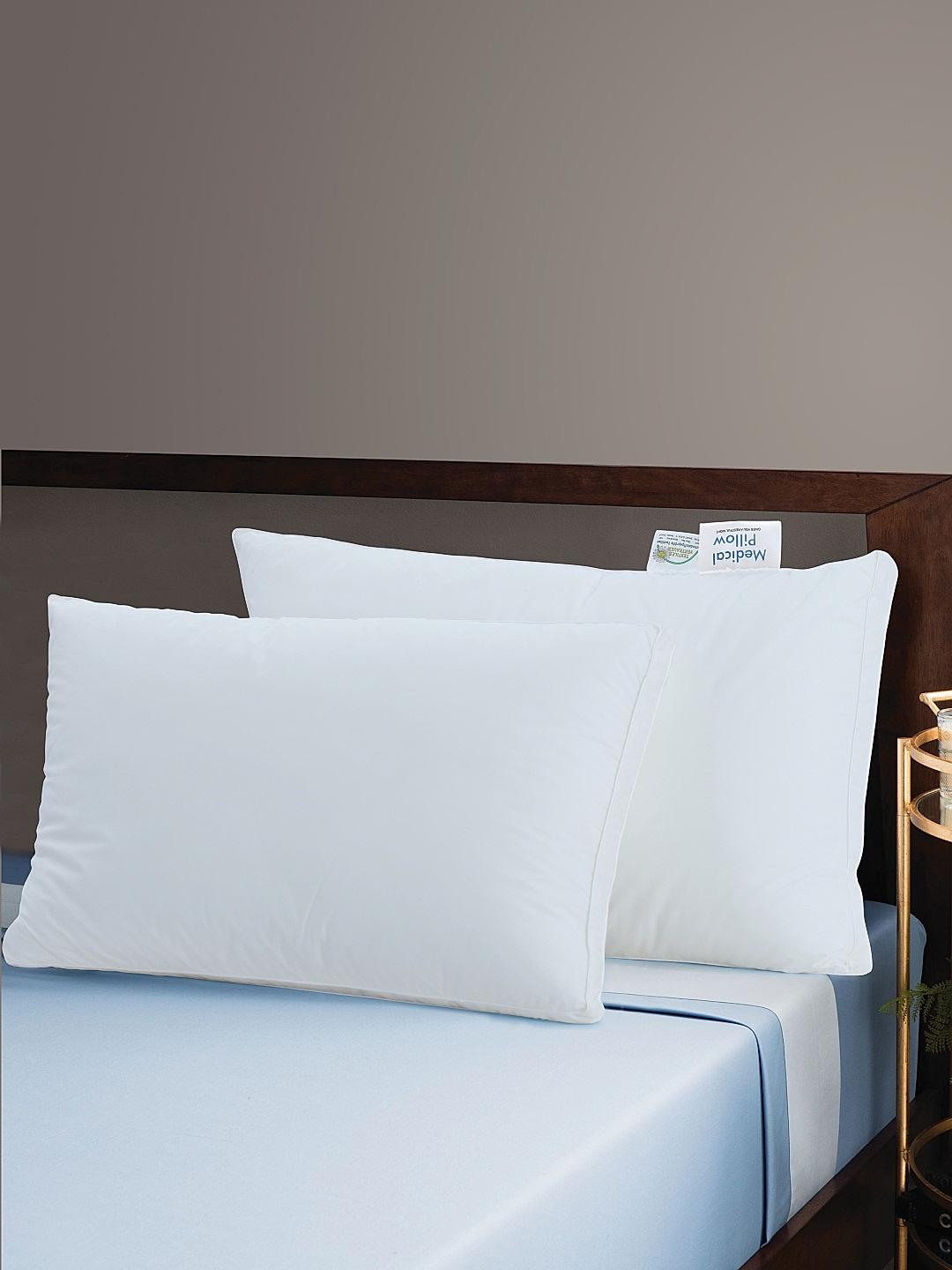 Buy Bellagio Microfiber Medical Pillow for Comfortable Sleep Bed Pillow for Neck and Shoulder Pain Relief Suitable for Back. It Helps to reduce Cervical Pain