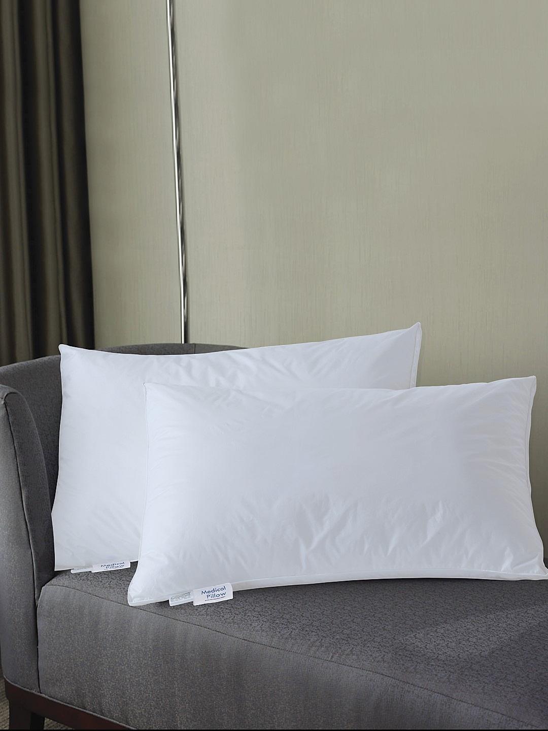 Buy Bellagio Microfiber Medical Pillow for Comfortable Sleep Bed Pillow for Neck and Shoulder Pain Relief Suitable for Back. It Helps to reduce Cervical Pain