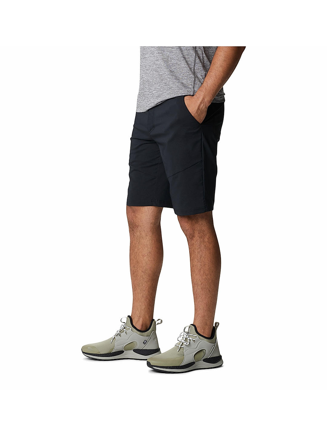 Columbia Mens Black Omni-Shield Tech Trail Short