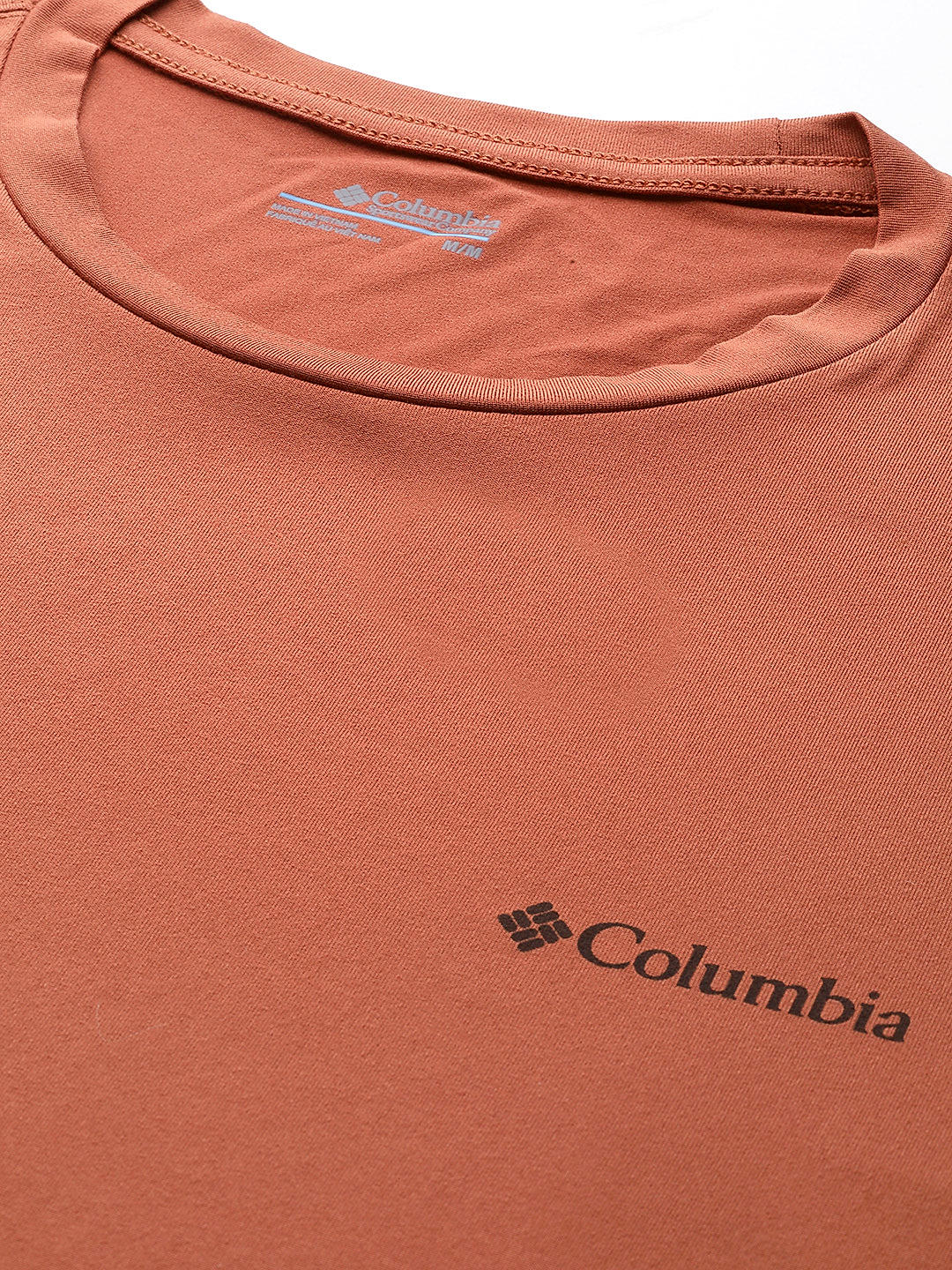 Columbia Mens Orange Omni-Wick Tech Trail Graphic Tshirt