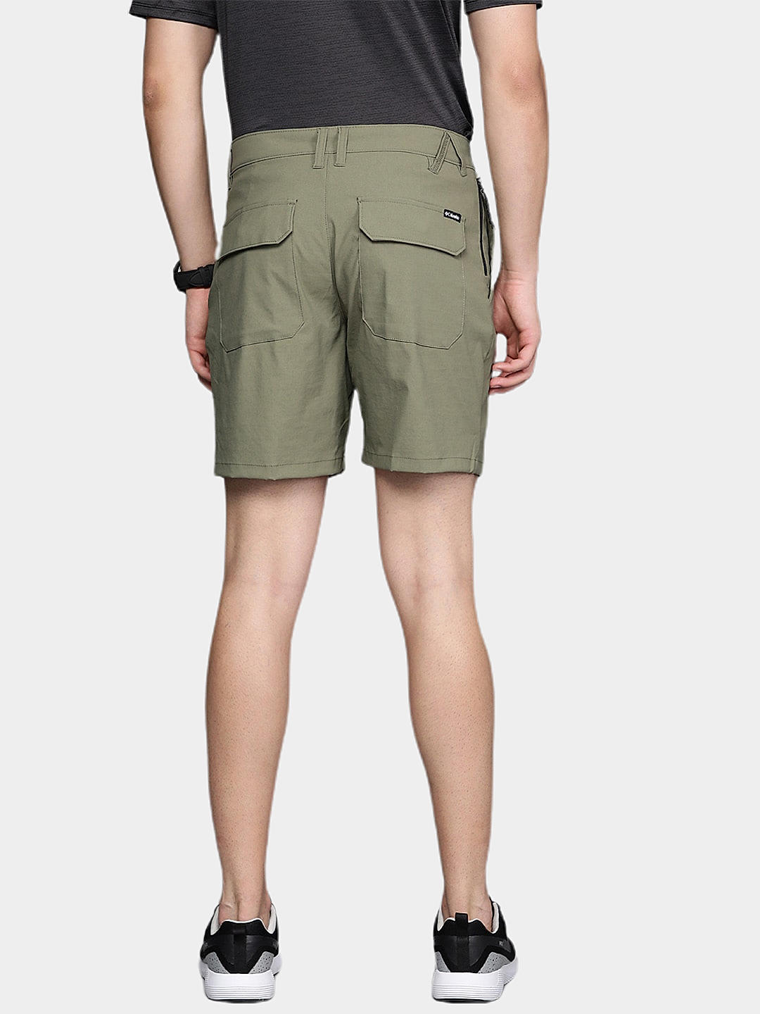 Columbia Mens Olive Omni-Shield Canyon Gate Utility Short