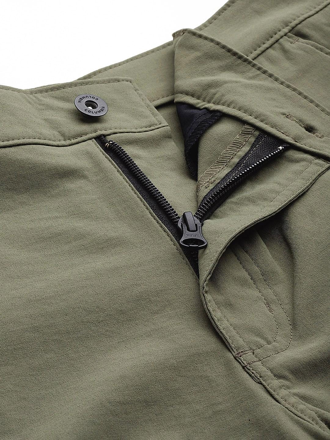 Columbia Mens Olive Omni-Shield Canyon Gate Utility Short