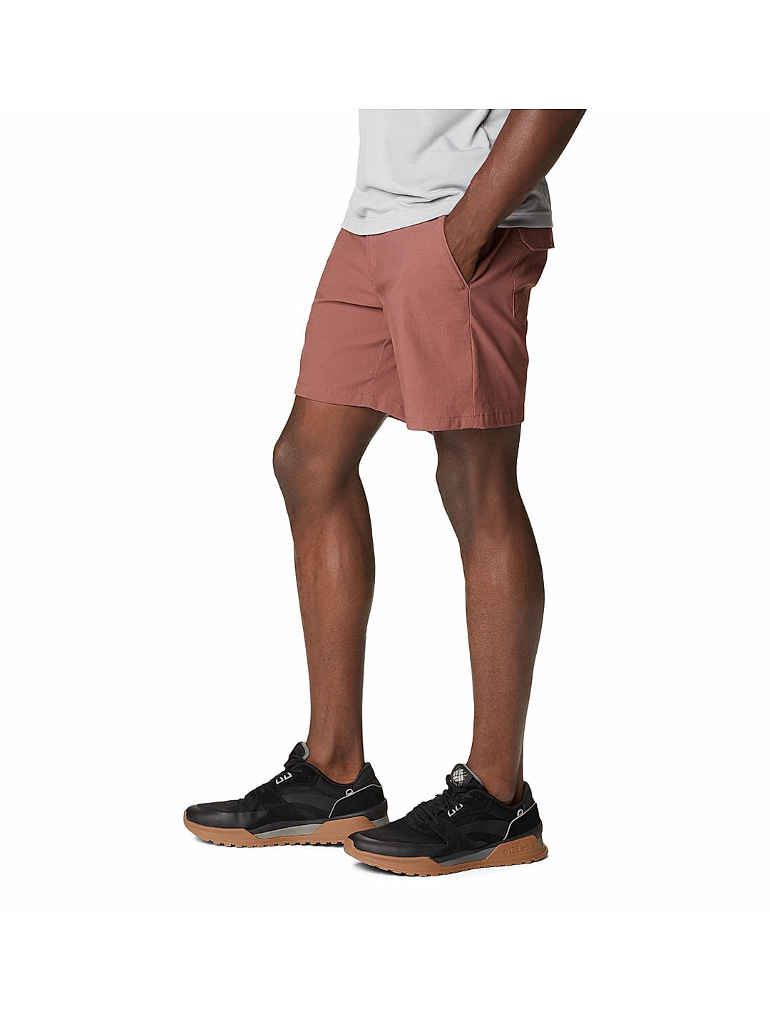 Columbia Mens Peach Omni-Shield Canyon Gate Utility Short