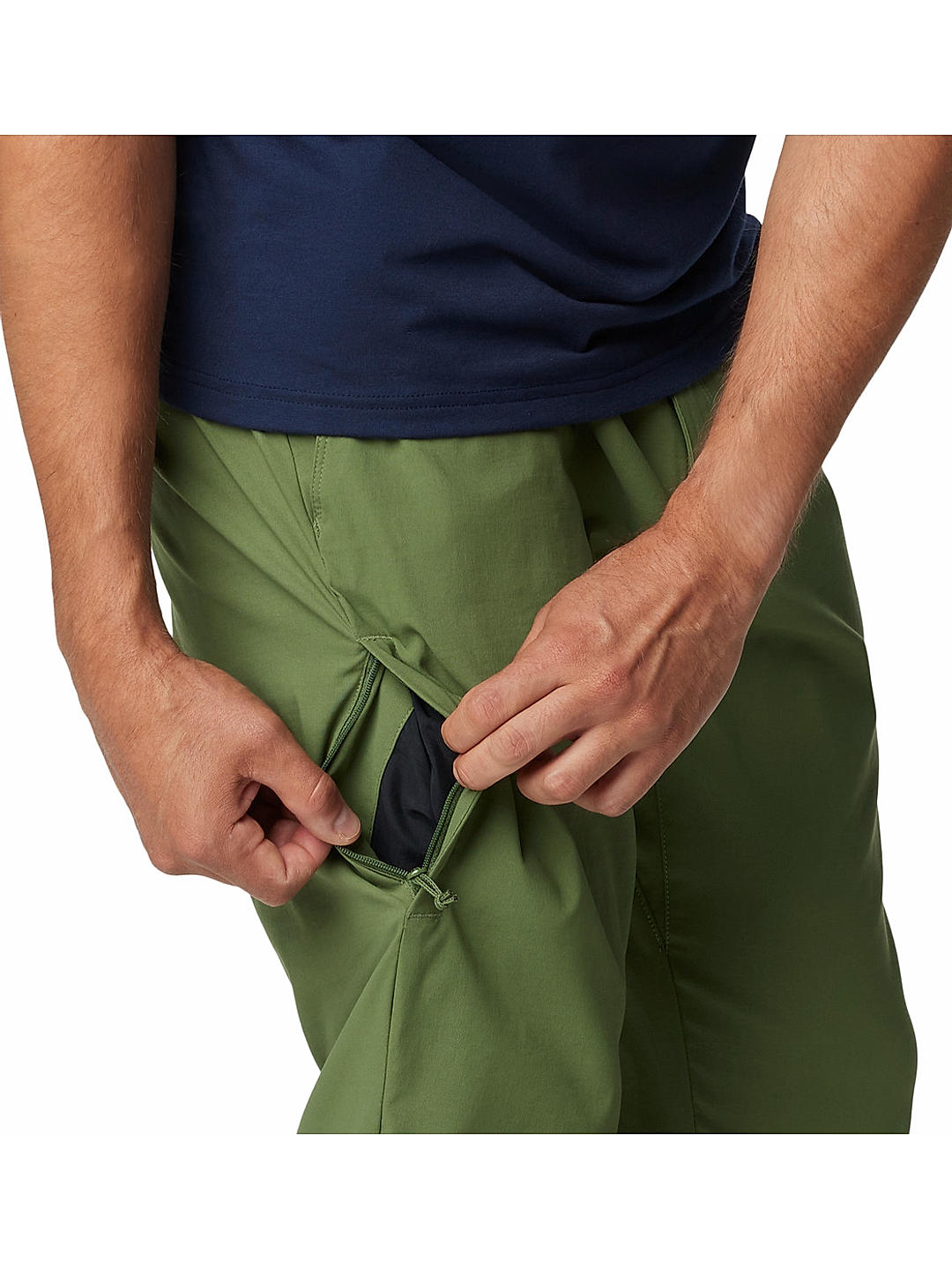 Columbia Mens Green Omni-Shield Black Mesa Tapered Pant
