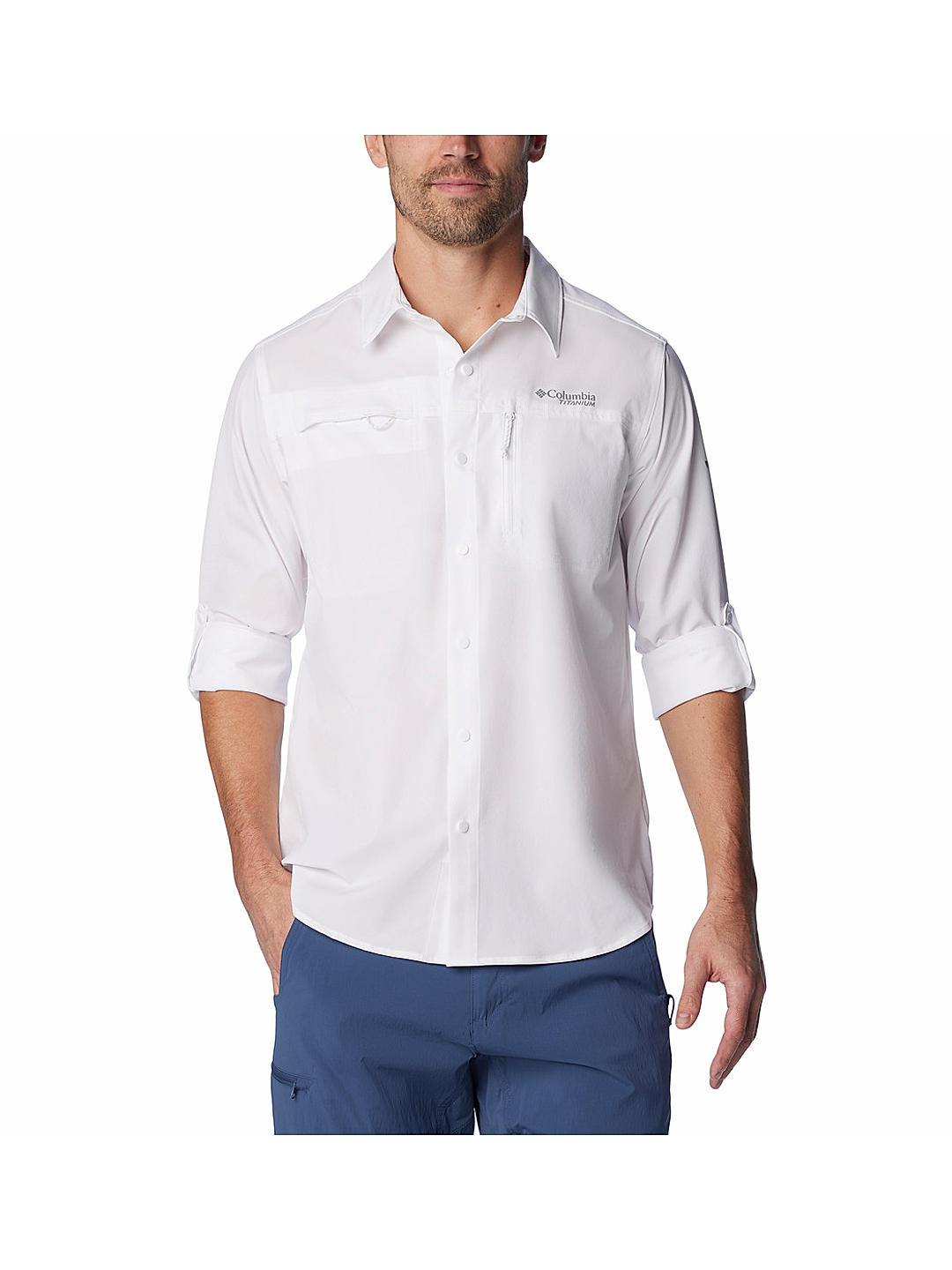 Buy White Summit Valley Woven LS Shirt for Men Online at Columbia Sportswear 526667