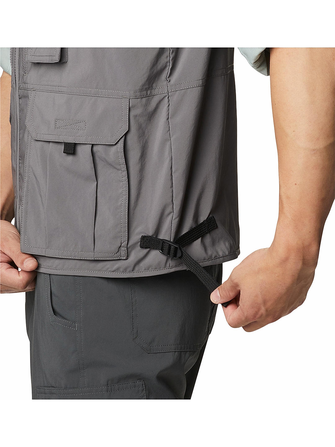 Columbia Mens Grey Omni-Wick Silver Ridge Utility Vest