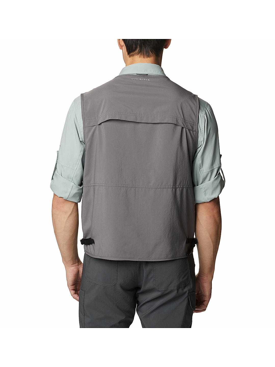 Columbia Mens Grey Omni-Wick Silver Ridge Utility Vest