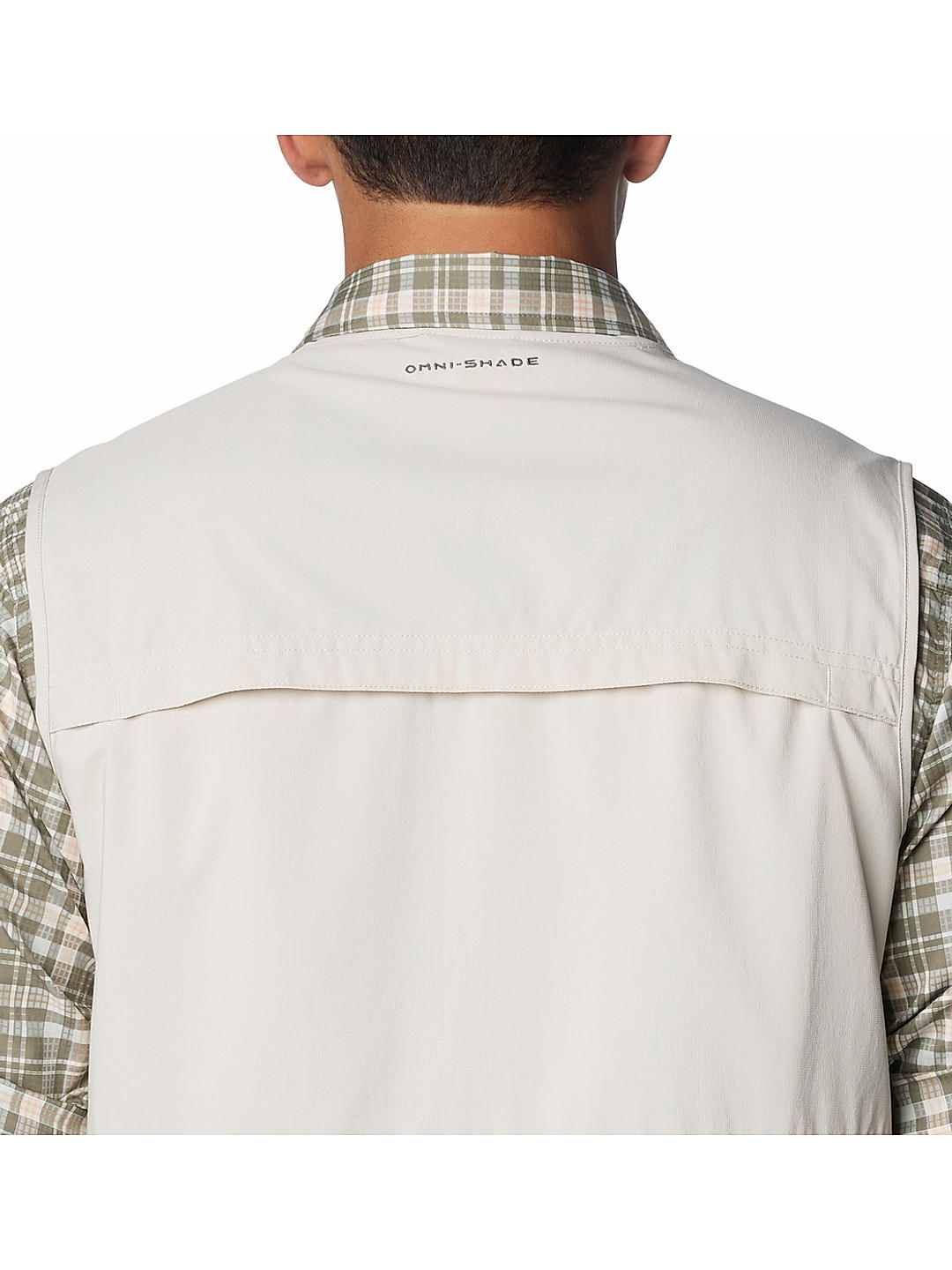 Columbia Mens Beige Omni-Wick Silver Ridge Utility Vest