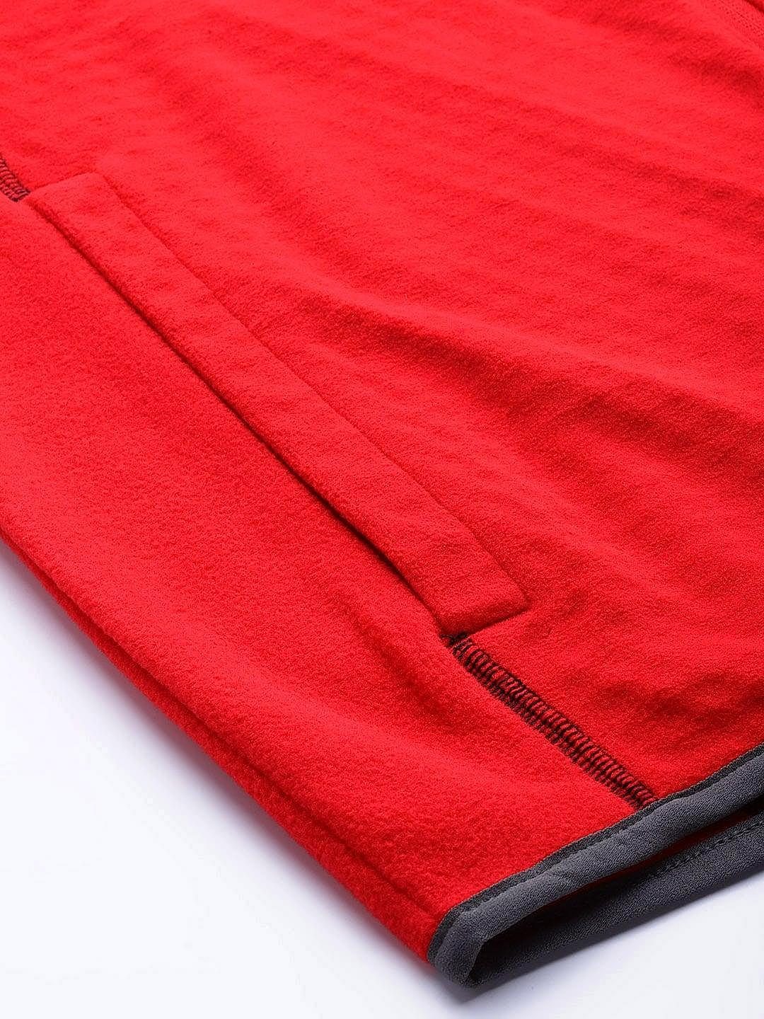 Columbia Mens Red Omni-Heat Helix M Outdoor Tracks Full Zip Fleece Jacket