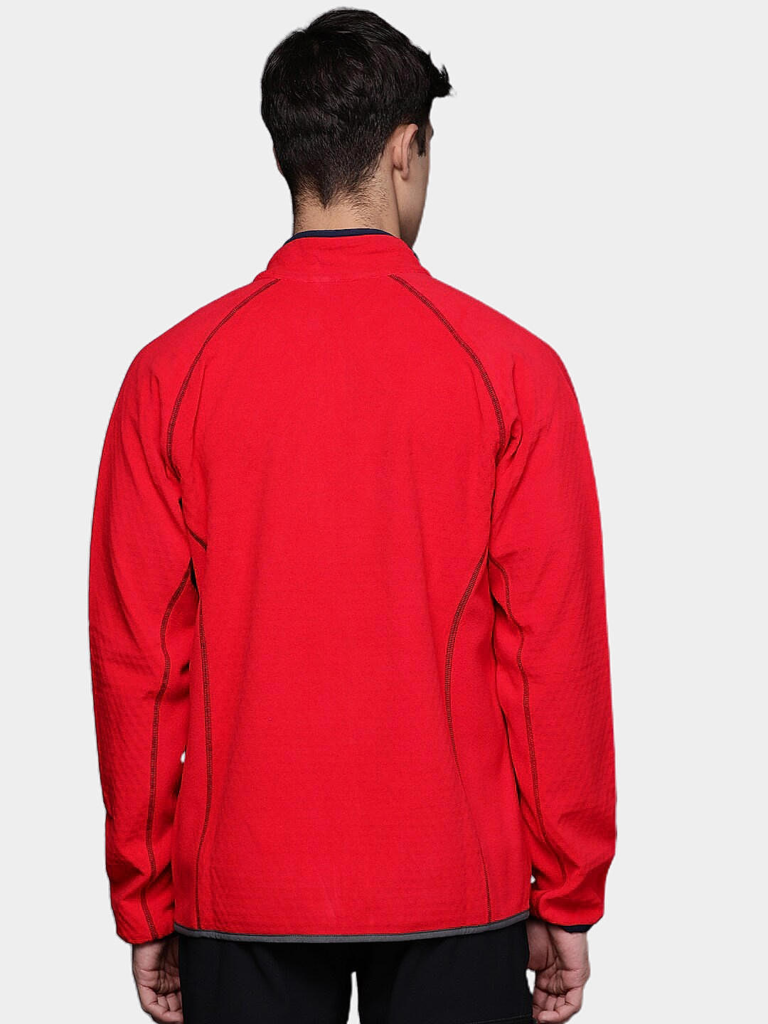 Columbia Mens Red Omni-Heat Helix M Outdoor Tracks Full Zip Fleece Jacket
