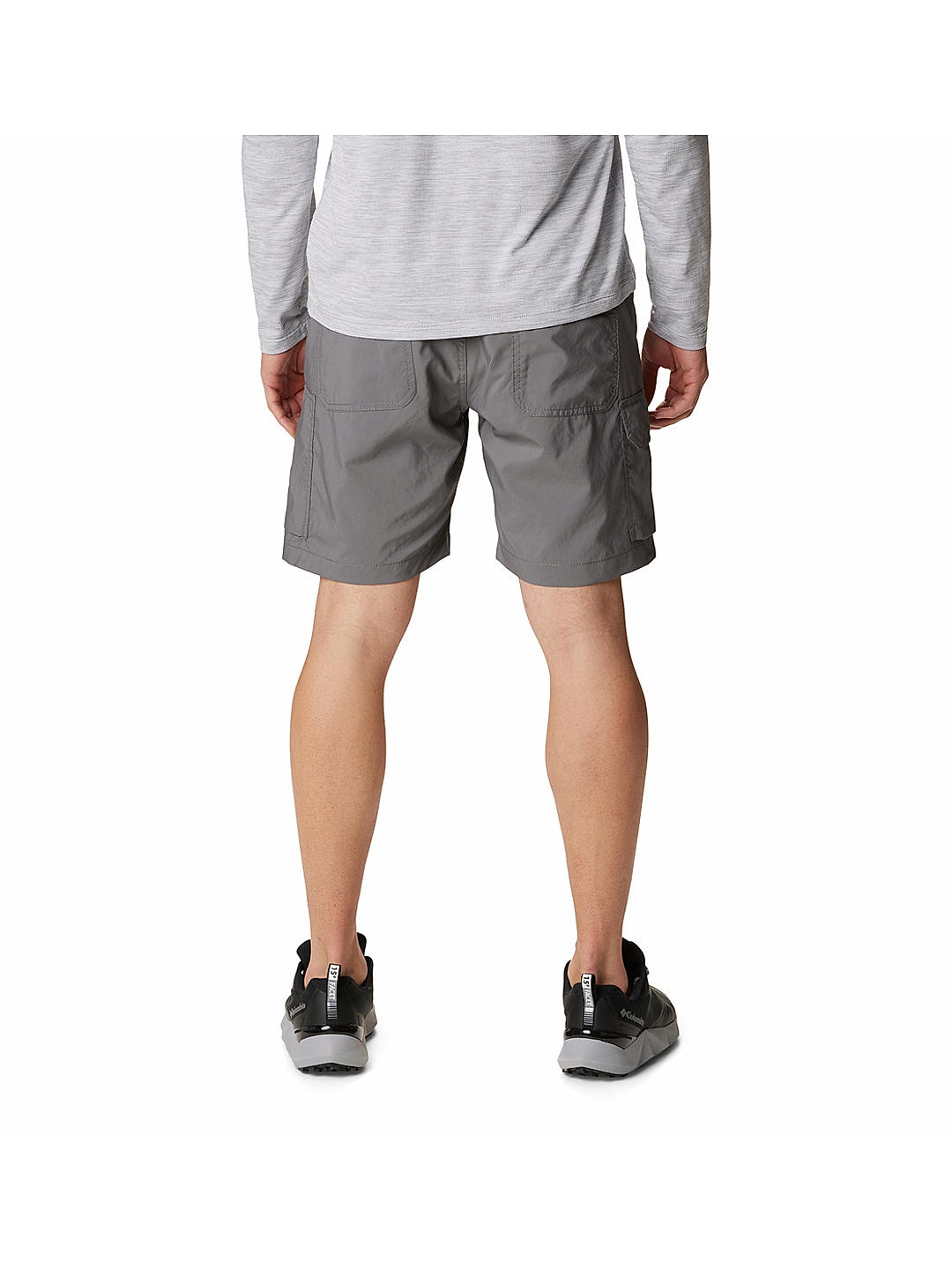 Columbia Mens Grey Omni-Shade Silver Ridge Utility Cargo Short