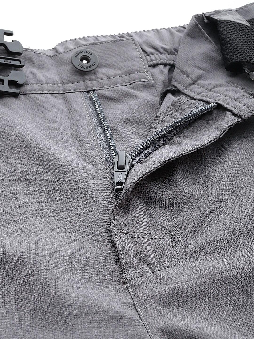Columbia Mens Grey Omni-Shade Silver Ridge Utility Cargo Short