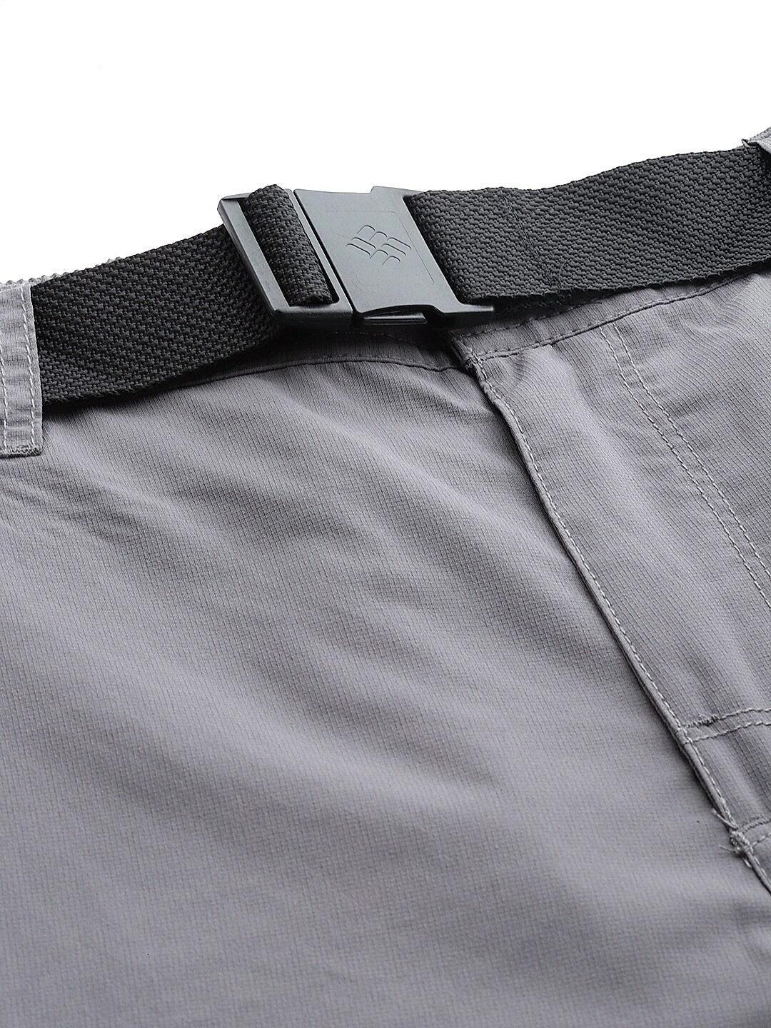 Columbia Mens Grey Omni-Shade Silver Ridge Utility Cargo Short