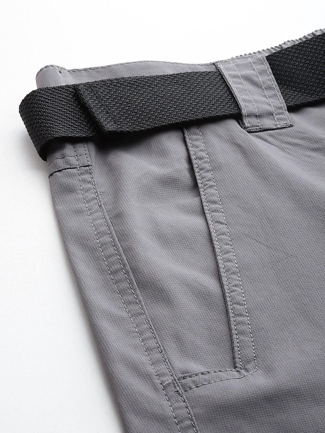 Columbia Mens Grey Omni-Shade Silver Ridge Utility Cargo Short