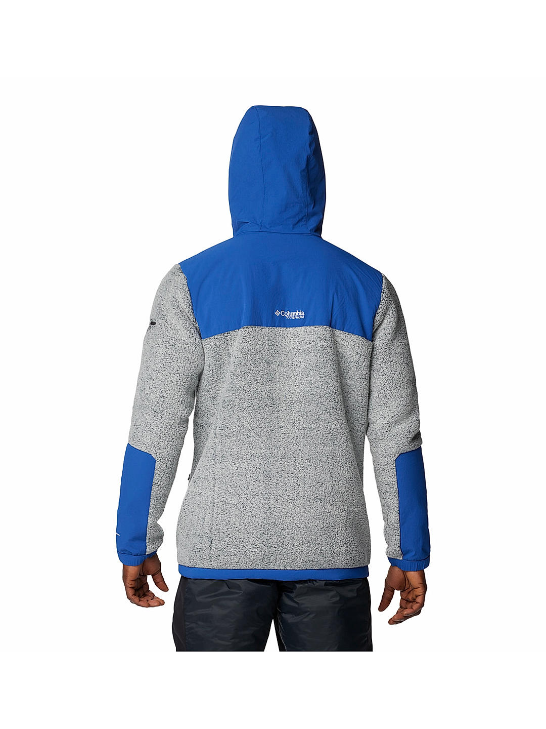 Columbia Mens Blue Arctic Crest Sherpa Full Zip Jacket