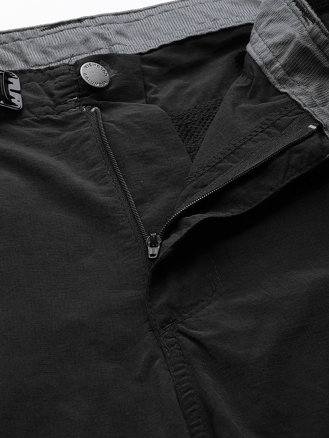 Columbia Mens Black Omni-Wick Silver Ridge Convertible Pant