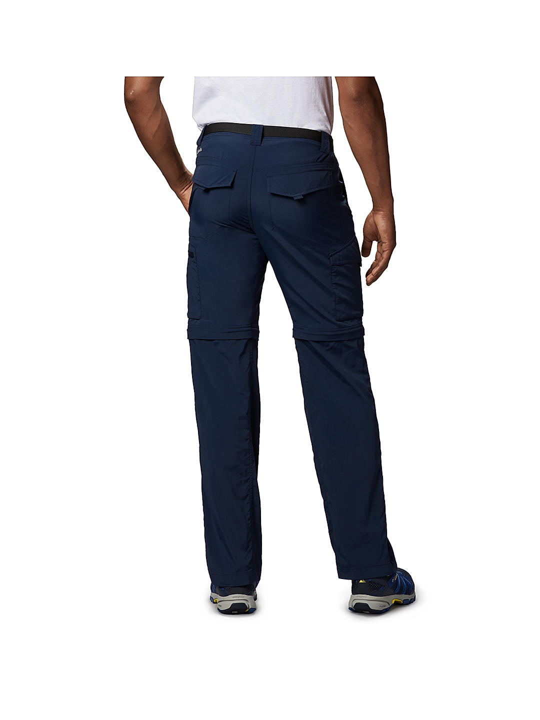 Columbia Mens Navy Omni-Wick Silver Ridge Convertible Pant