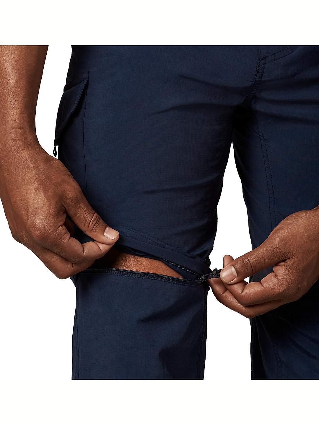 Columbia Mens Navy Omni-Wick Silver Ridge Convertible Pant