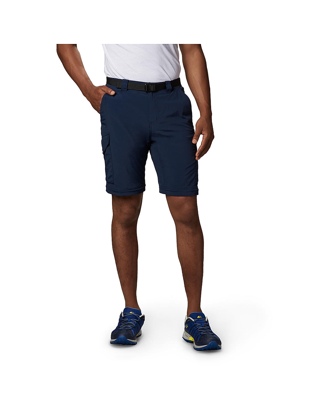 Columbia Mens Navy Omni-Wick Silver Ridge Convertible Pant