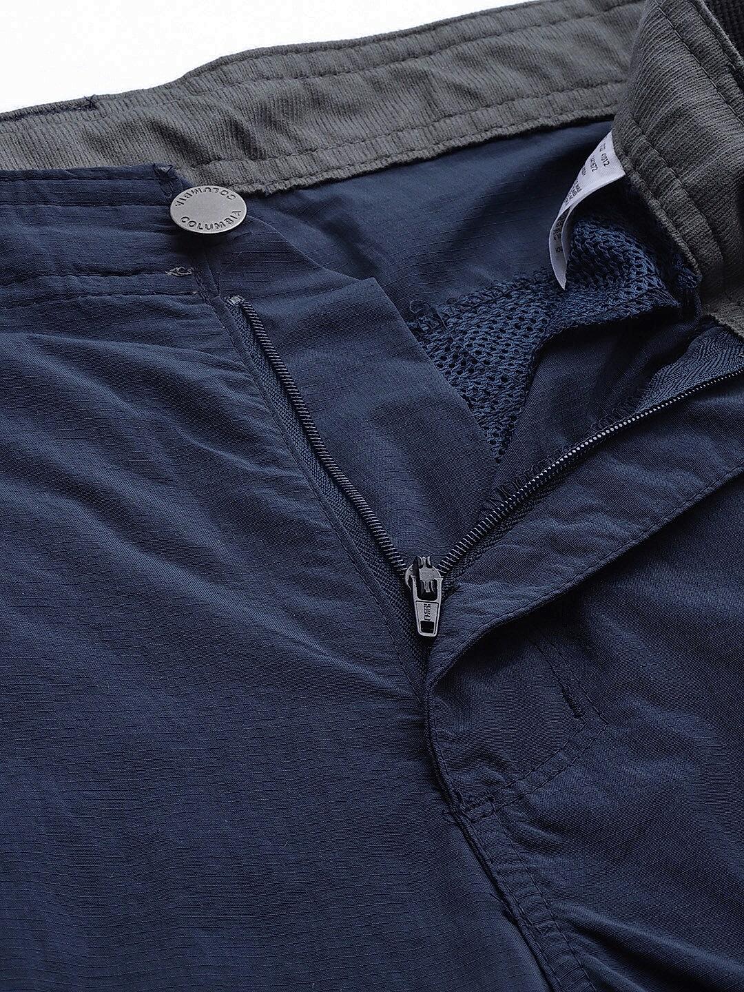 Columbia Mens Navy Omni-Wick Silver Ridge Convertible Pant