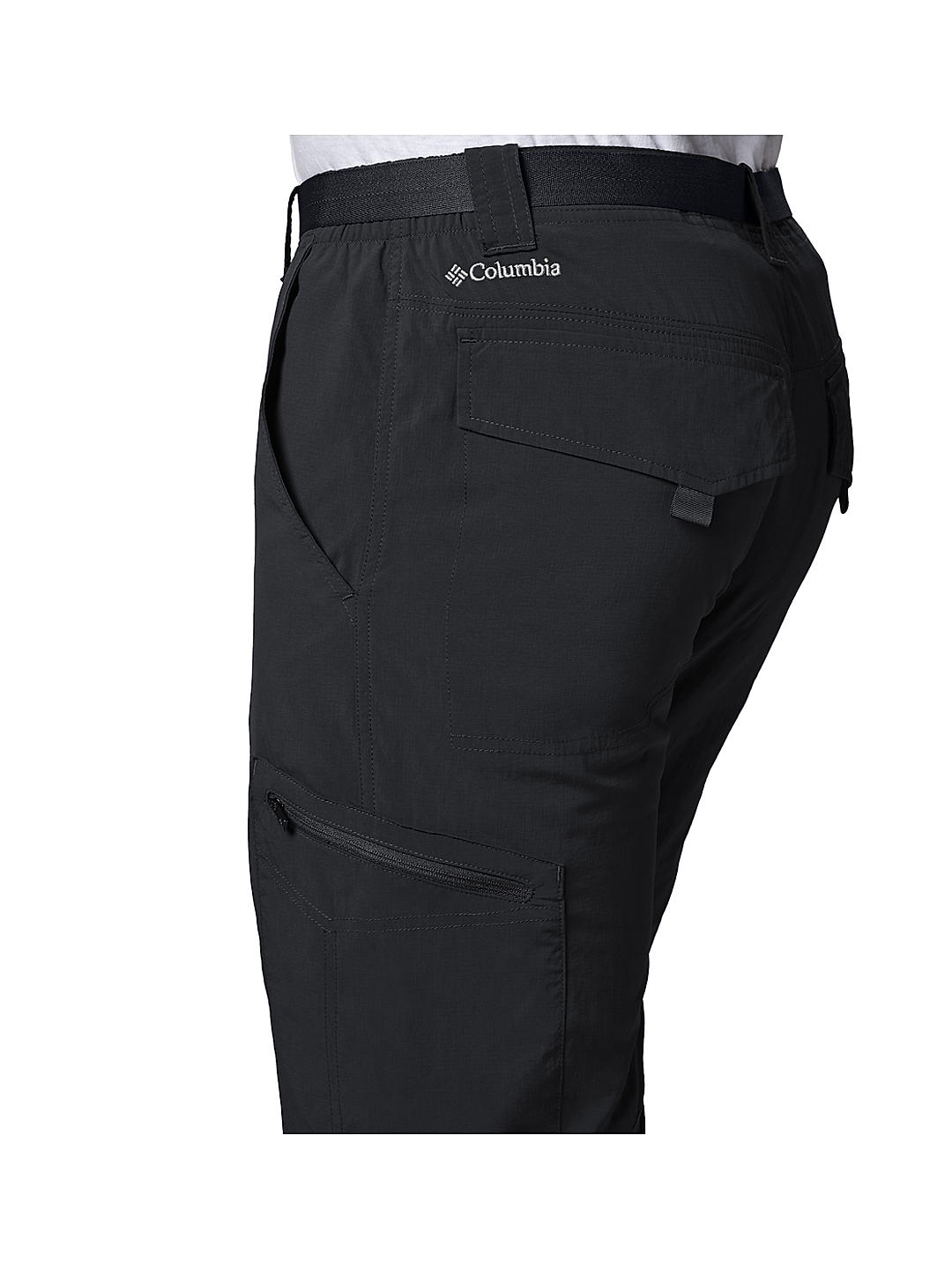 Columbia Mens Black Omni-Wick Silver Ridge Cargo Pant