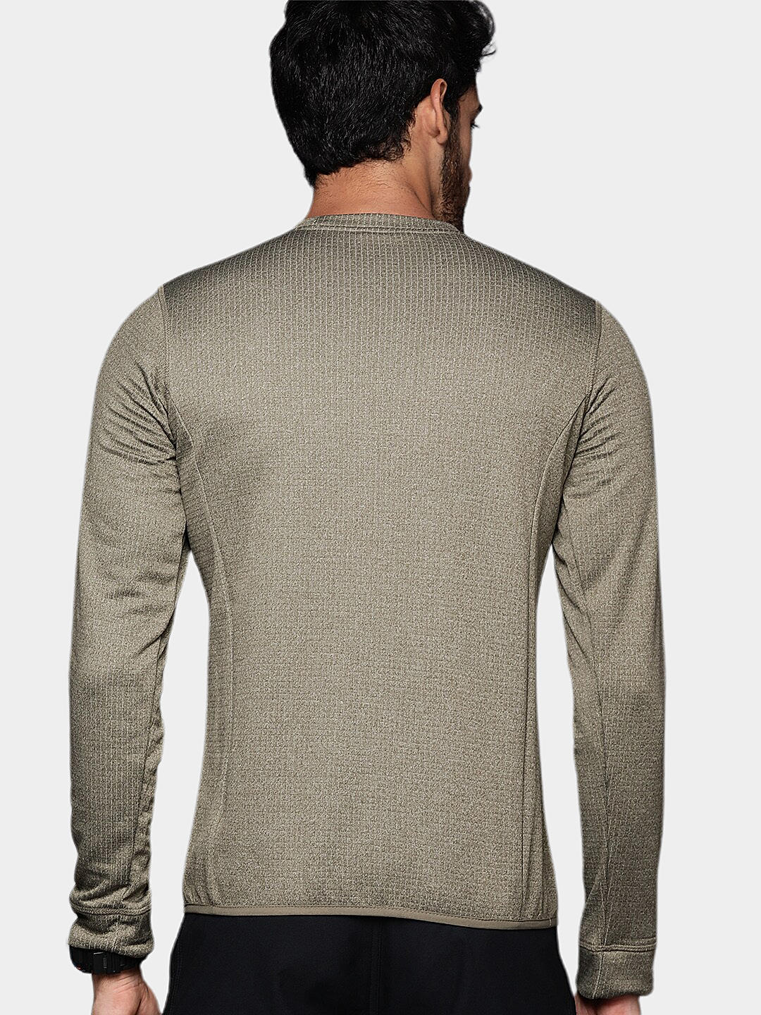 Columbia Mens Olive Omni-Wick Park View Crew Pullover