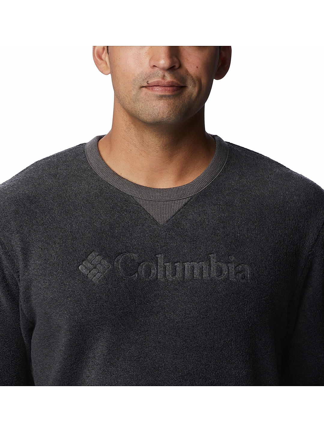 Columbia Mens Grey Steens Mountain Crew 2.0 Pullover
