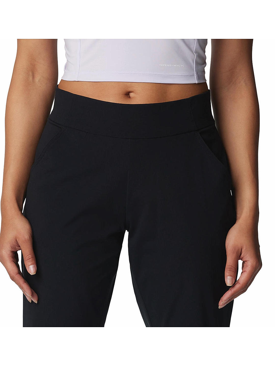 Columbia Womens Black Omni-Shield Anytime Casual Pull On Pant