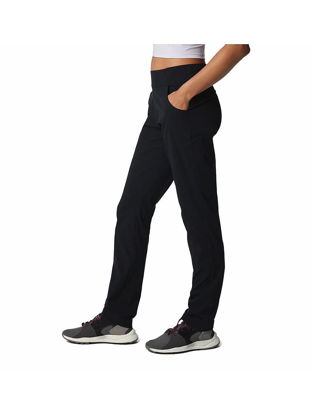Columbia Womens Black Omni-Shield Anytime Casual Pull On Pant