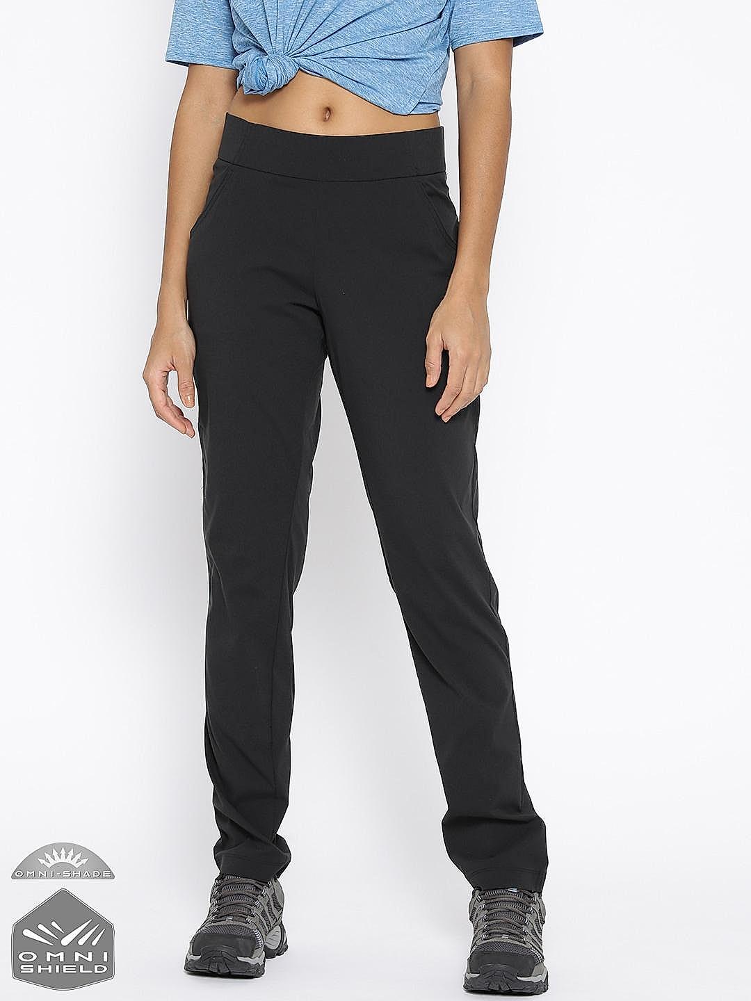 Columbia Womens Black Omni-Shield Anytime Casual Pull On Pant