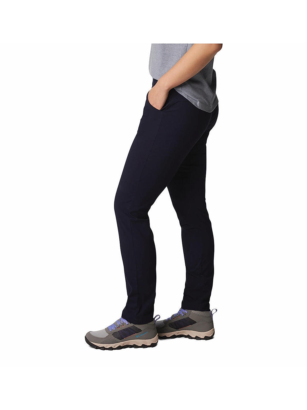 Columbia Womens Navy Omni-Shield Anytime Casual Pull On Pant