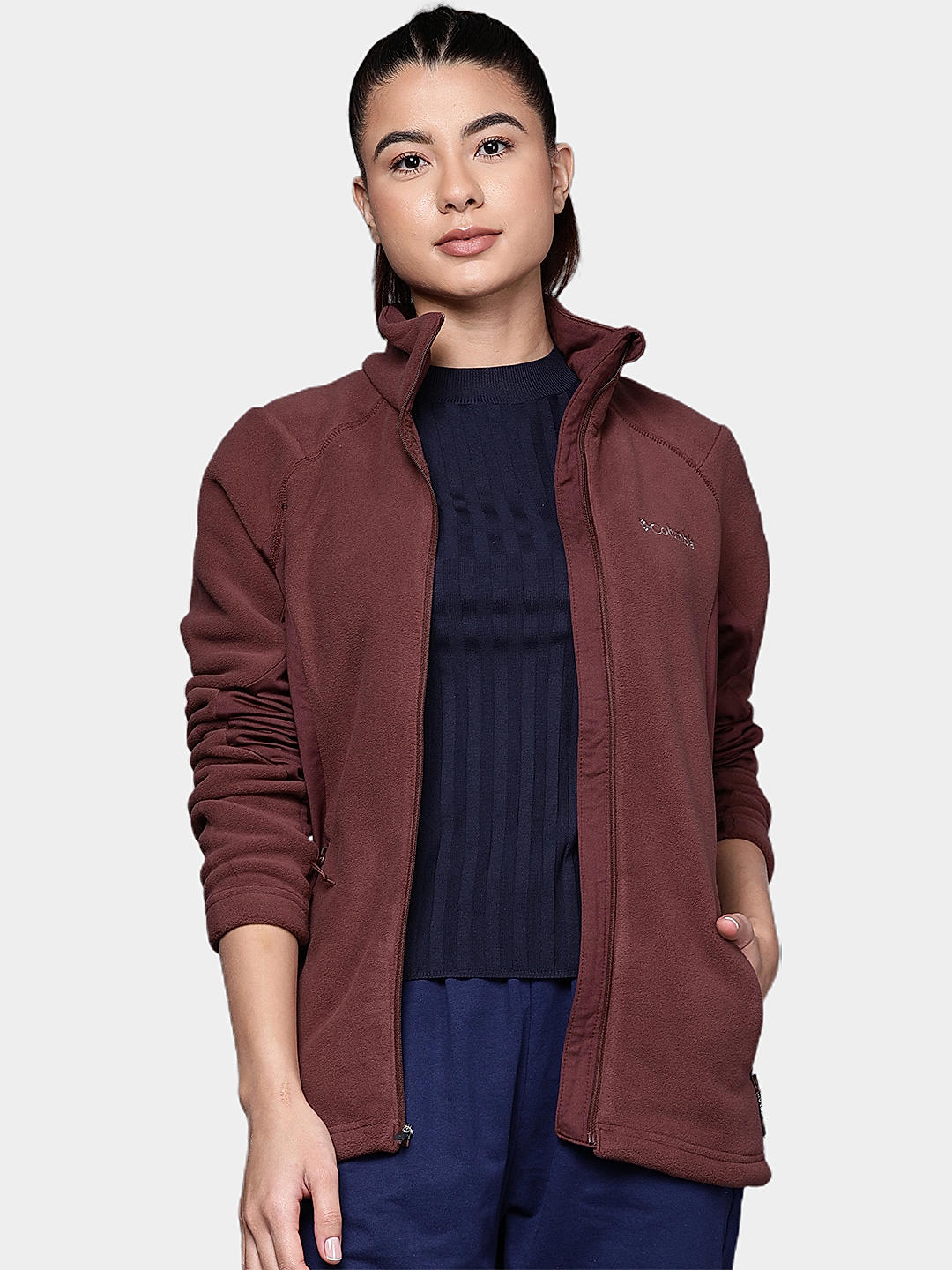 Buy Red W Polar Powder Fleece Fz for Women Online at Columbia Sportswear 480700