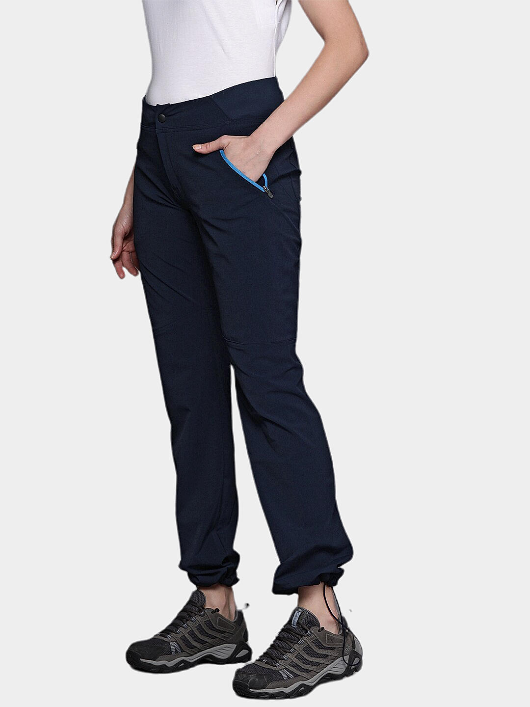 Columbia Women Navy Blue Passo Alto Pant (Sun Protection)