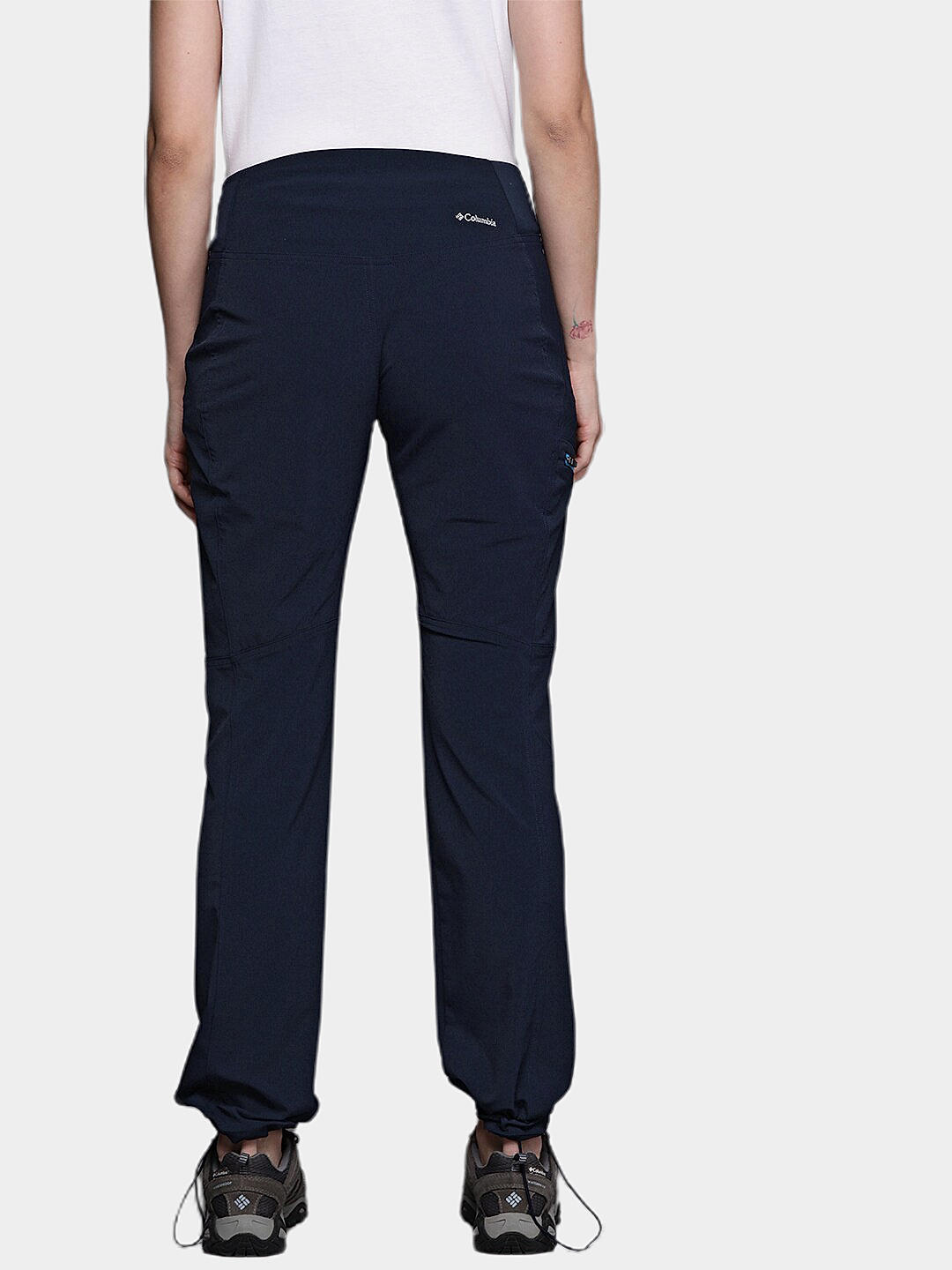 Columbia Women Navy Blue Passo Alto Pant (Sun Protection)