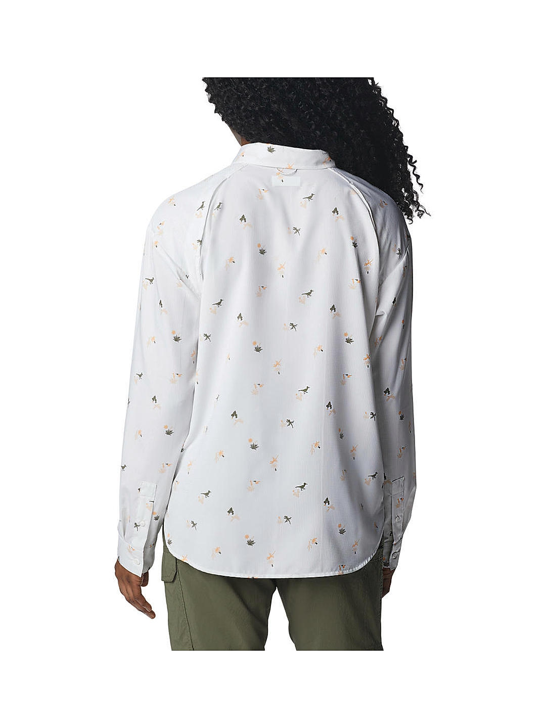 Buy White Silver Ridge Utility Patterned Ls Shirt for Women
