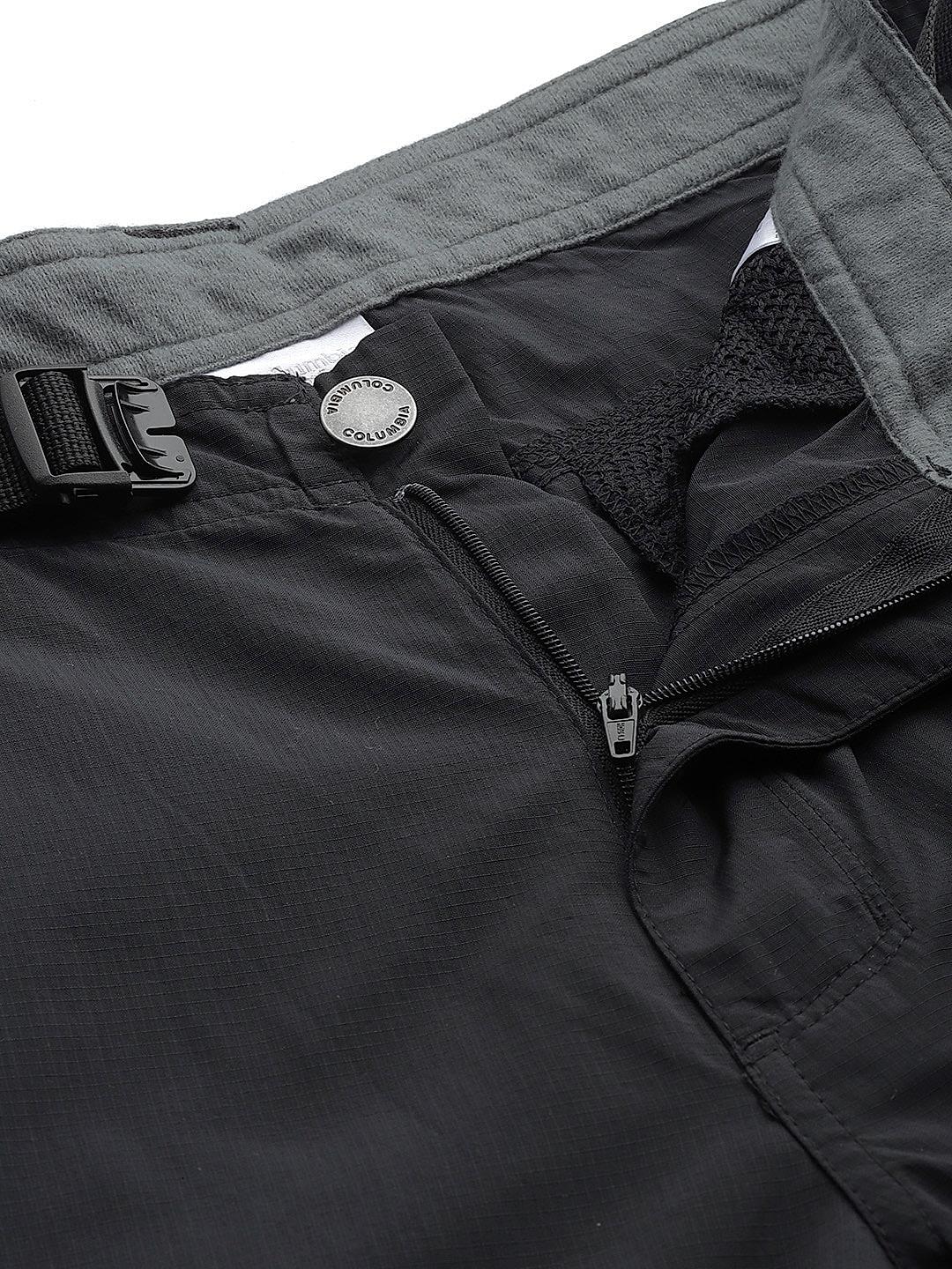 Columbia Mens Black Omni-Wick Silver Ridge Convertible Pant