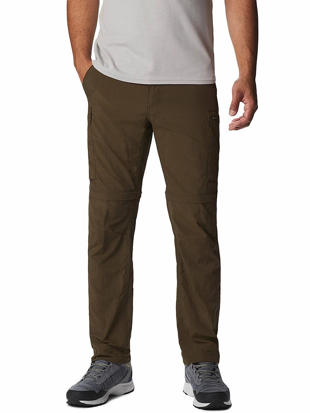 Columbia Mens Green Omni-Wick Silver Ridge Convertible Pant