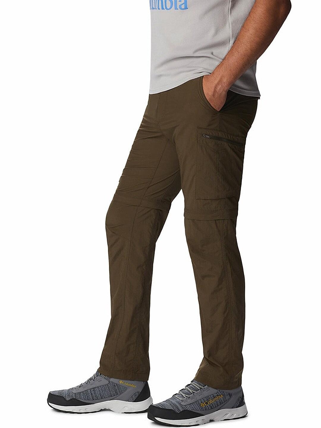 Columbia Mens Green Omni-Wick Silver Ridge Convertible Pant