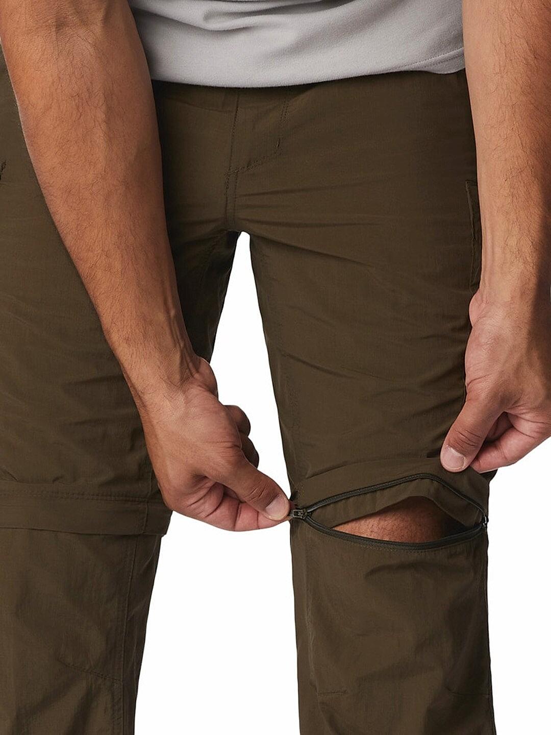 Columbia Mens Green Omni-Wick Silver Ridge Convertible Pant