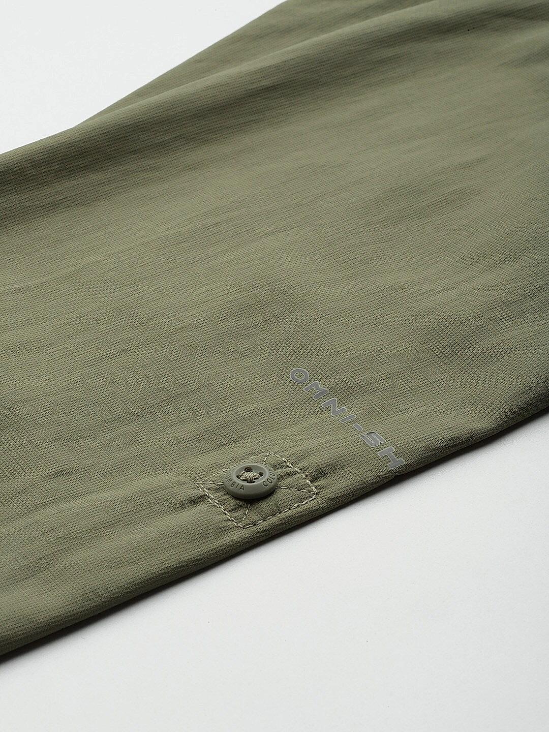 Columbia Womens Green Omni-Wick Silver Ridge 2.0 Long Sleeve Shirt