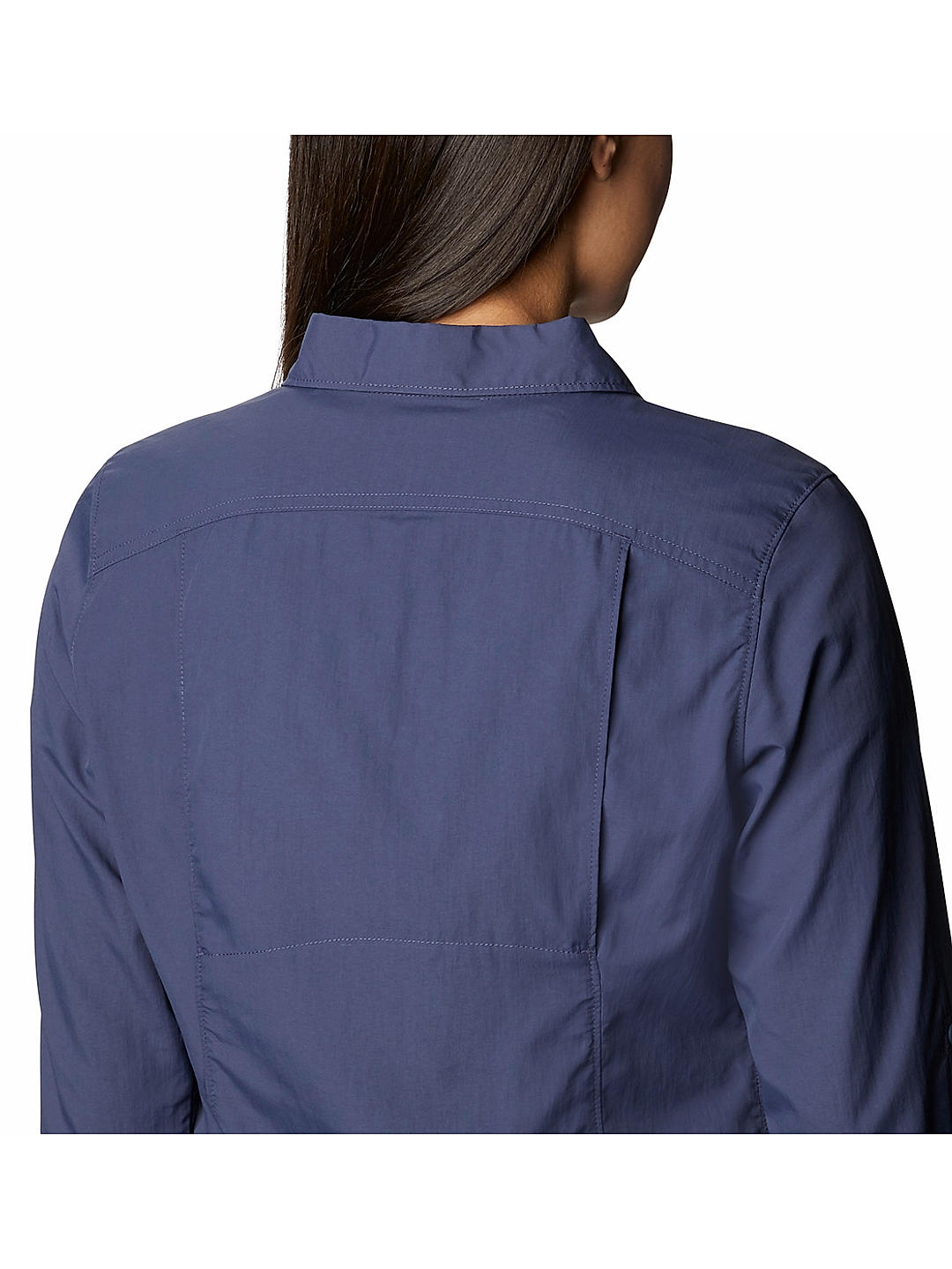 Columbia Womens Blue Omni-Wick Silver Ridge 2.0 Long Sleeve Shirt